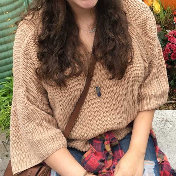 Free People Wide Neck Cropped Sweater - Picture 5 of 5